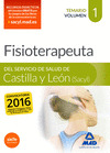 FISIOTERAPEUTA DEL SERVICIO DE SALUD DE CASTILLA Y LEON (SACYL).  TEMARIO VOLUME
