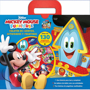 MICKEY MOUSE FUNHOUSE. MALETIN DE CUENTOS, ACTIVIDADES Y PEGATINAS