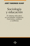 SOCIOLOGÍA Y EDUCACIÓN