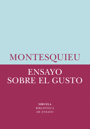 ENSAYO SOBRE EL GUSTO