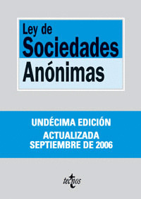 LEY DE SOCIEDADES ANÓNIMAS (2006)