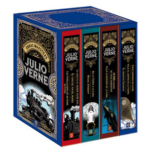 ESTUCHE JULIO VERNE OBRAS MAESTRAS (4 TOMOS)