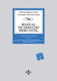 MANUAL DE DERECHO MERCANTIL, VOLUMEN I