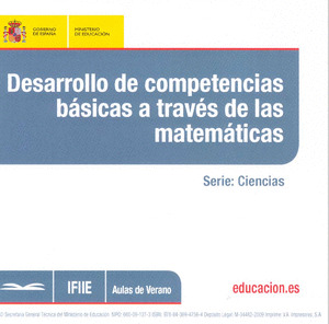 DESARROLLO DE COMPETENCIAS BÁSICAS A TRAVÉS DE LAS MATEMÁTICAS