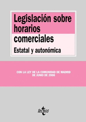 LEGISLACION SOBRE HORARIOS COMERCIALES