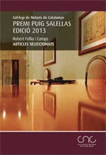 PREMI PUIG SALELLAS EDICIÓ 2012