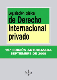 LEGISLACIÓN BÁSICA DE DERECHO INTERNACIONAL PRIVADO
