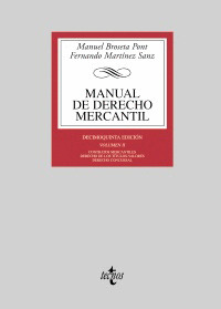 MANUAL DE DERECHO MERCANTIL, VOLUMEN II (16ª EDICION, 2009)