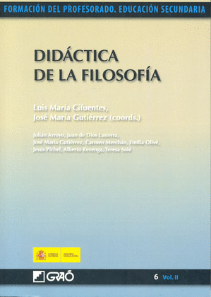 DIDÁCTICA DE LA FILOSOFÍA