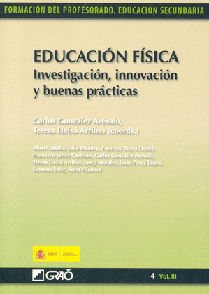 EDUCACIÓN FÍSICA. INVESTIGACIÓN, INNOVACIÓN Y BUENAS PRÁCTICAS