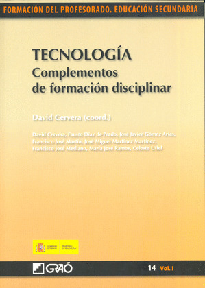 TECNOLOGÍA. COMPLEMENTOS DE FORMACIÓN DISCIPLINAR