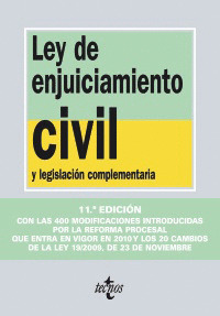 LEY DE ENJUICIAMIENTO CIVIL Y LEGISLACION COMPLEMENTARIA