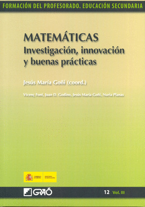 MATEMÁTICAS. INVESTIGACIÓN, INNOVACIÓN Y BUENAS PRÁCTICAS
