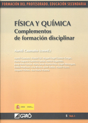 FÍSICA Y QUÍMICA. COMPLEMENTOS DE FORMACIÓN DISCIPLINAR