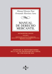 MANUAL DE DERECHO MERCANTIL, VOLUMEN I (DECIMOSEPTIMA EDICION, 2010)