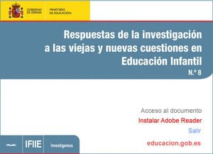 RESPUESTAS DE LA INVESTIGACIÓN A VIEJAS Y NUEVAS CUESTIONES EN EDUCACIÓN INFANTI
