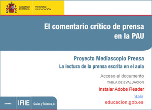 EL COMENTARIO CRÍTICO DE PRENSA EN LA PAU