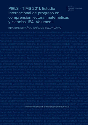 PIRLS - TIMS 2011. ESTUDIO INTERNACIONAL DE PROGRESO EN COMPRENSIÓN LECTORA, MAT