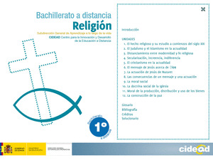 RELIGIÓN, 1 BACHILLERATO