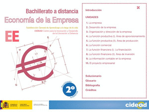 ECONOMÍA DE LA EMPRESA, 2 BACHILLERATO