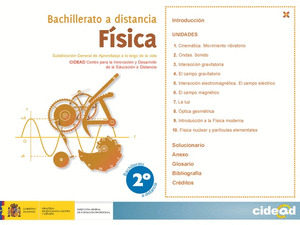 FÍSICA, 2 BACHILLERATO
