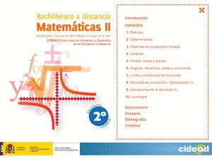MATEMÁTICAS, 2 BACHILLERATO