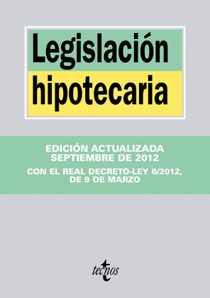 LEGISLACIÓN HIPOTECARIA