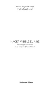 HACER VISIBLE EL AIRE