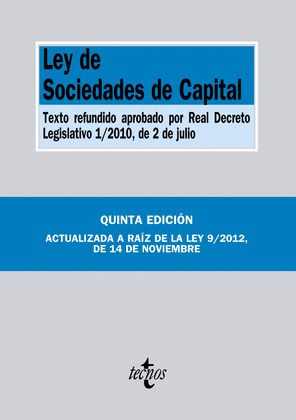 LEY DE SOCIEDADES DE CAPITAL