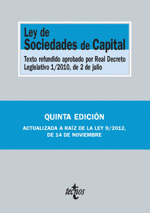 LEY DE SOCIEDADES DE CAPITAL