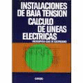INSTALACIONES DE BAJA TENSION. CALCULO DE LINEAS ELECTRICAS