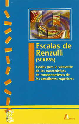 ESCALAS DE RENZULLI (SCRBSS) + CUADERNILLO