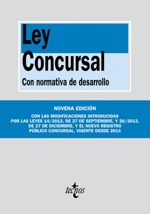 LEY CONCURSAL (NOVENA EDICIÓN, 2014)