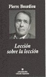 LECCIÓN SOBRE LA LECCIÓN