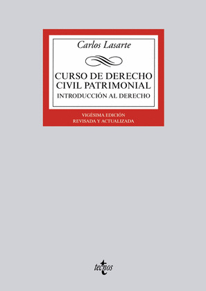 CURSO DE DERECHO CIVIL PATRIMONIAL. INTRODUCCIÓN AL DERECHO (20ª EDICIÓN, 2014)