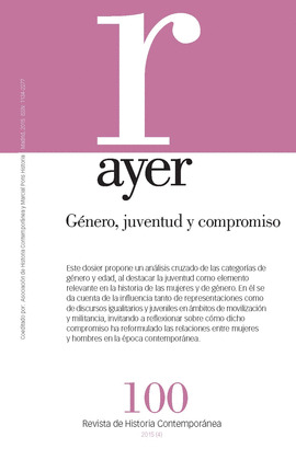 GÉNERO, JUVENTUD Y COMPROMISO