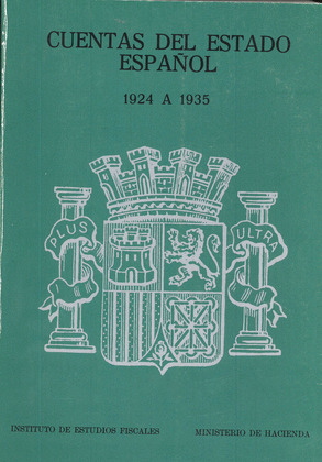 CUENTAS DEL ESTADO ESPAÑOL 1924 A 1935