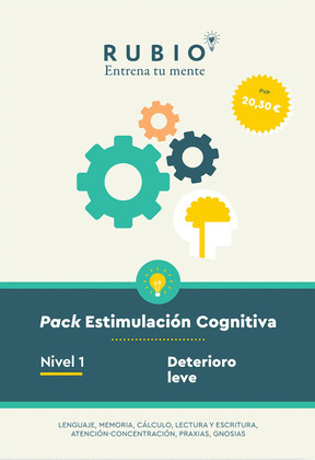 PACK ESTIMULACIÓN COGNITIVA. NIVEL 1 (DETERIORO LEVE)