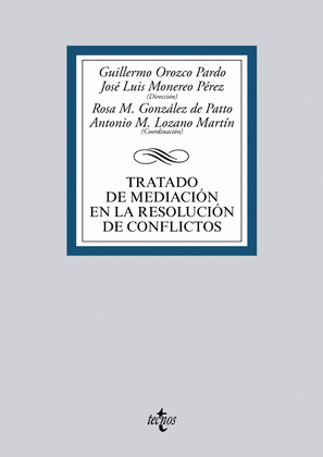 TRATADO DE MEDIACIÓN EN LA RESOLUCIÓN DE CONFLICTOS