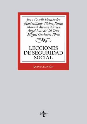 LECCIONES DE SEGURIDAD SOCIAL (5ª EDICIÓN, 2015)