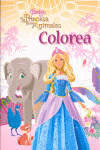 BARBIE LA PRINCESA DE LOS ANIMALES. COLOREA