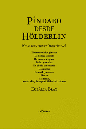 PÍNDARO DESDE HÖLDERLIN