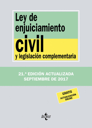 LEY DE ENJUICIAMIENTO CIVIL Y LEGISLACION COMPLEMENTARIA