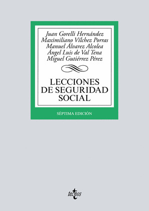 LECCIONES DE SEGURIDAD SOCIAL (7ª EDICIÓN)