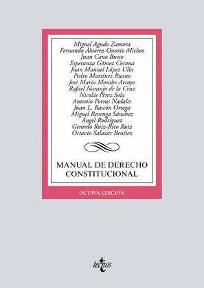 MANUAL DE DERECHO CONSTITUCIONAL (8ª EDICIÓN)