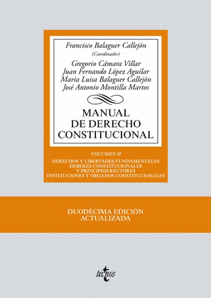 MANUAL DE DERECHO CONSTITUCIONAL. VOL. 2