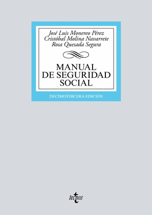 MANUAL DE SEGURIDAD SOCIAL (13ª EDICIÓN, 2017)