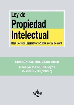 LEY DE PROPIEDAD INTELECTUAL (2018)