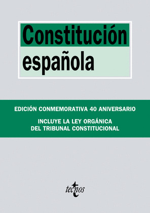 CONSTITUCIÓN ESPAÑOLA (EDICIÓN CONMEMORATIVA 40 ANIVERSARIO, 20148)