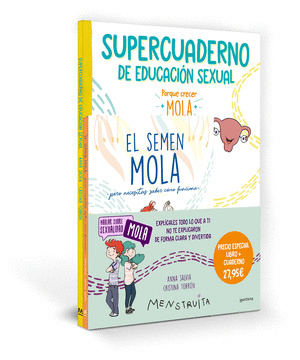 PACK EL SEMEN MOLA + SUPERCUADERNO DE EDUCACIÓN SEXUAL